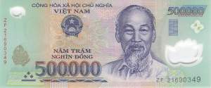 Vietnam p124q 500000 Dong 2021